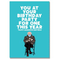 Party For One Lockdown Birthday Card